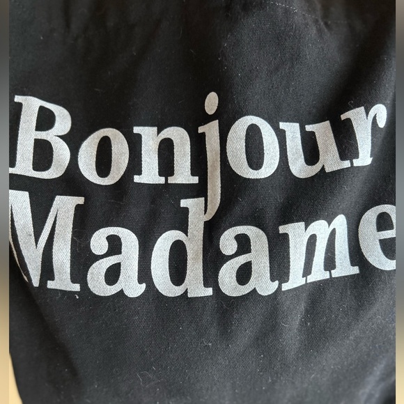 ✌️4 for $20✌️ Bonjour madame Canvas tote bag - Picture 3 of 8